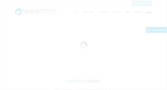 Desktop Screenshot of miamiinternationalyachtsales.com